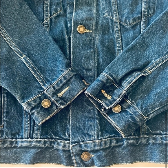 Disney Embroidered Denim Trucker Looney Tunes Blue Jean Jacket, Unisex Size S - Picture 9 of 11